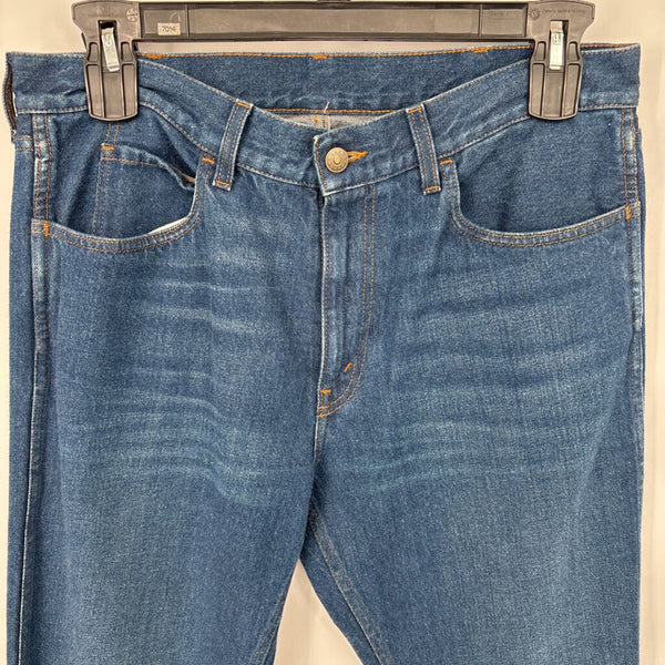 GUCCI SUPER STONE WASHED BLUE DENIM JEANS