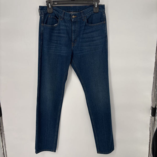 GUCCI SUPER STONE WASHED BLUE DENIM JEANS