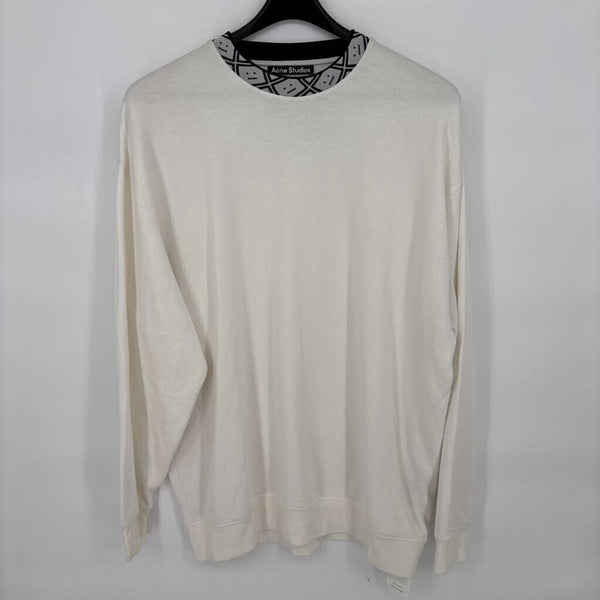 ACNE STUDIOS FACE COLLAR SWEATSHIRT