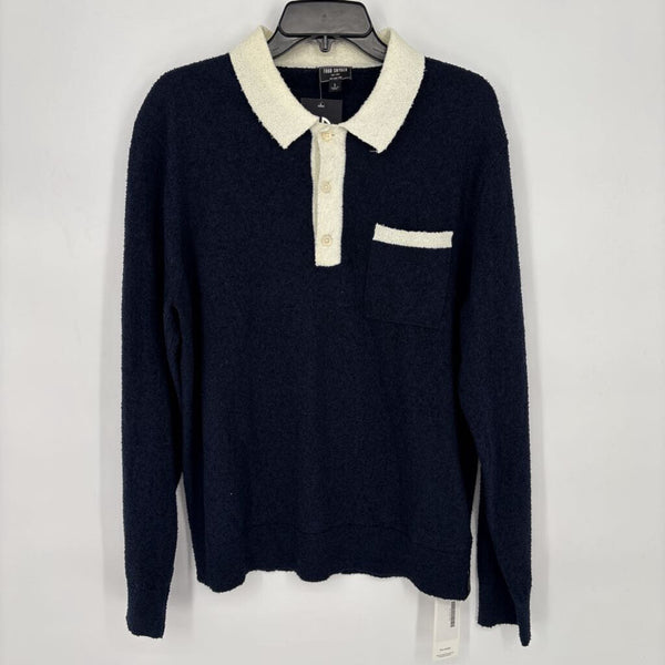 TODD SNYDER TERRY LONG SLEEVE POLO SHIRT