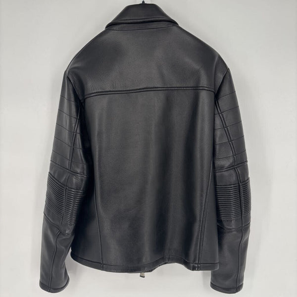 GIORGIO ARMANI LEATHER MOTO JACKET