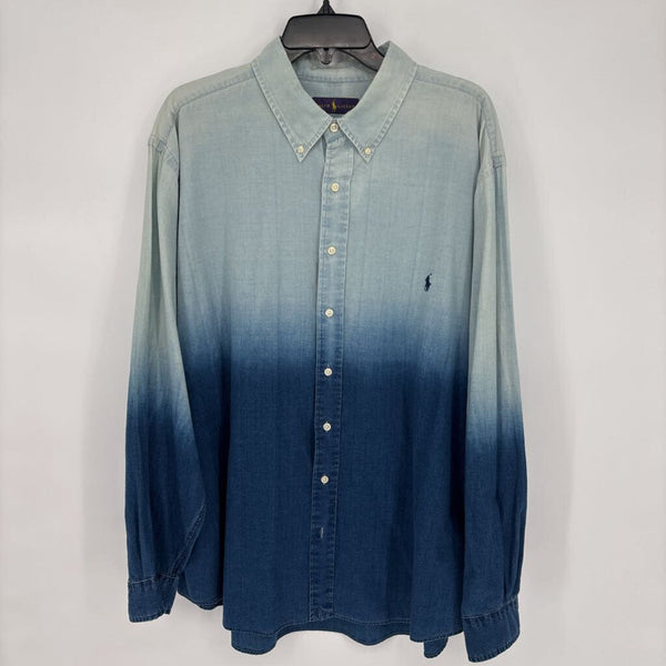 RALPH LAUREN CHAMBRAY HOMBRE BUTTON DOWN SHIRT