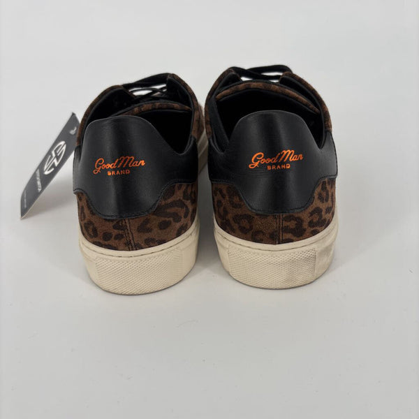 GOODMAN BRAND LEOPARD PRINT SUEDE SNEAKERS