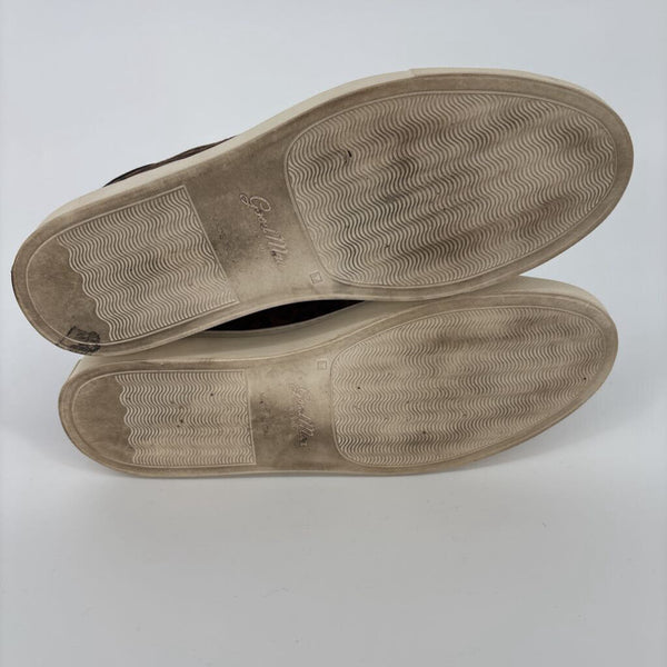 GOODMAN BRAND LEOPARD PRINT SUEDE SNEAKERS