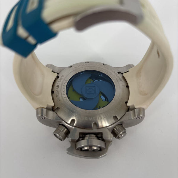 Invicta Sea Hunter Stainless Steel Quartz Watch with Polyurethane Strap, Model 18828