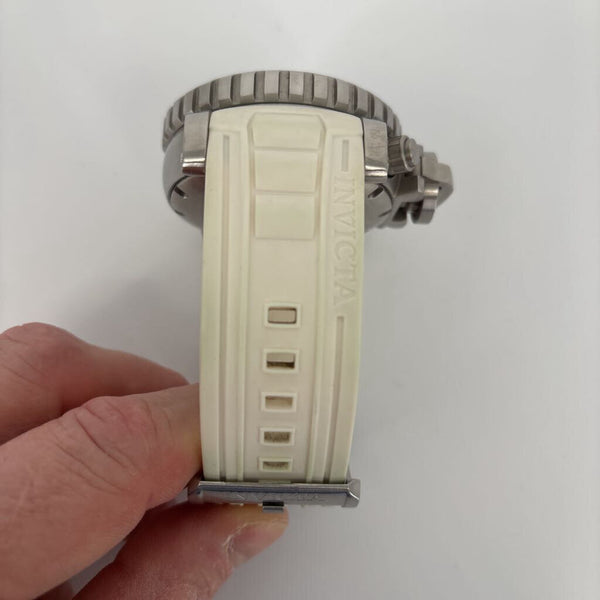 Invicta Sea Hunter Stainless Steel Quartz Watch with Polyurethane Strap, Model 18828