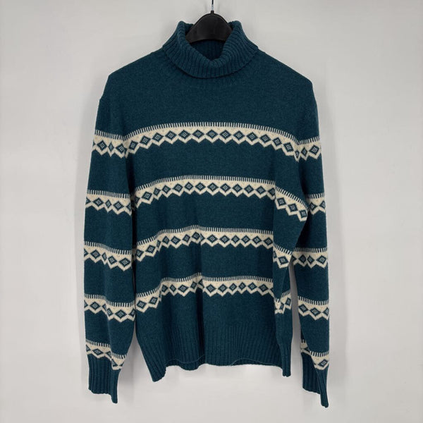 TODD SNYDER 100% MERINO WOOL TURTLENECK SWEATER