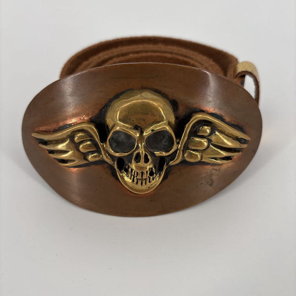 KING BABY STUDIO FLYING SKULL W/ED HARDY BELT