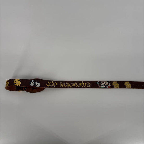 KING BABY STUDIO FLYING SKULL W/ED HARDY BELT
