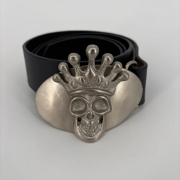 KING BABY STUDIO CROWN SKULL BELT