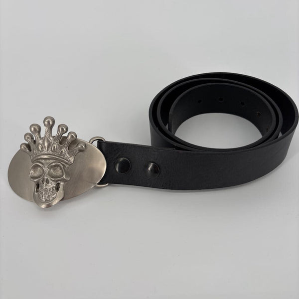 KING BABY STUDIO CROWN SKULL BELT