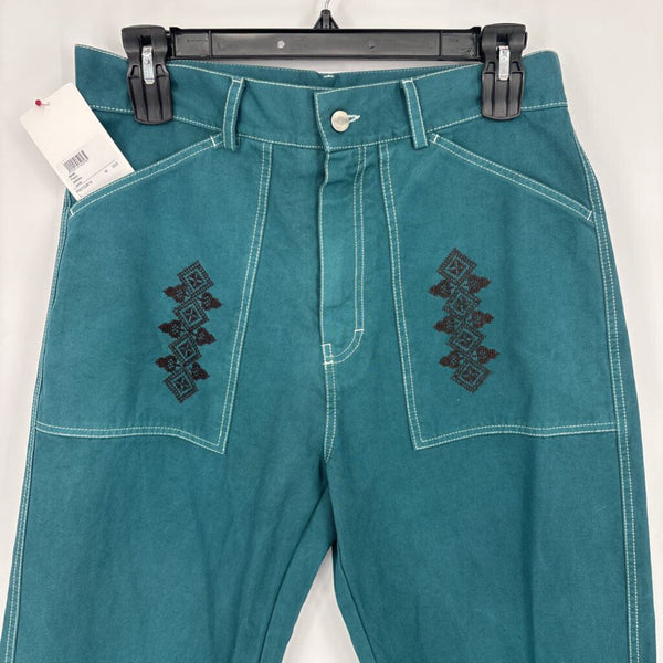 ADISH STUDIOS LTD. TATREEZ EMBOIDERED COTTON PANTS