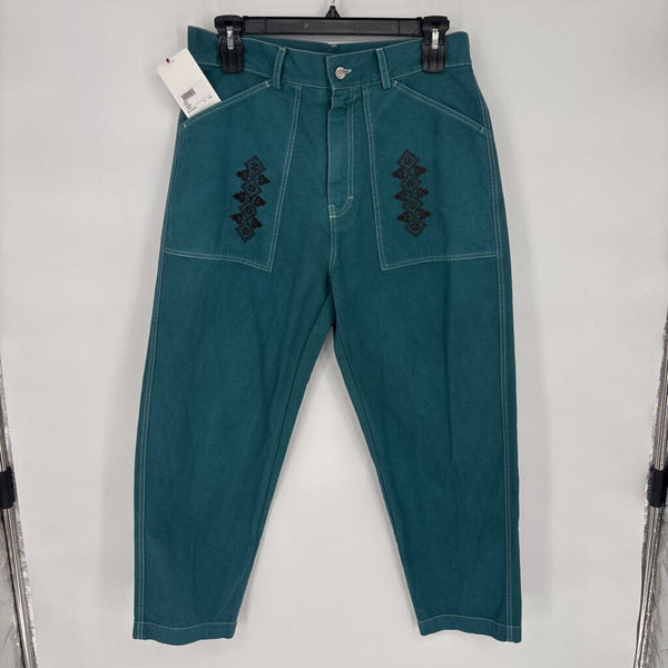 ADISH STUDIOS LTD. TATREEZ EMBOIDERED COTTON PANTS