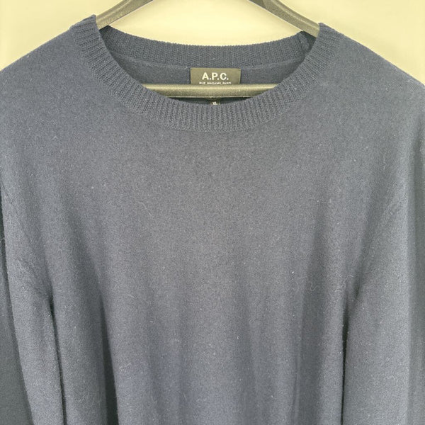 A.P.C. RUE MADAME PARIS MERINO WOOL SWEATER