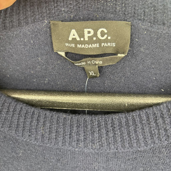 A.P.C. RUE MADAME PARIS MERINO WOOL SWEATER