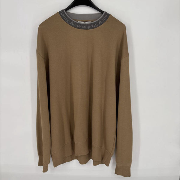 ACNE STUDIOS FACE COLLAR SWEATSHIRT
