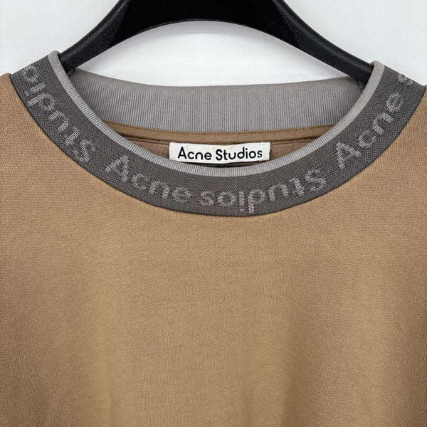 ACNE STUDIOS FACE COLLAR SWEATSHIRT