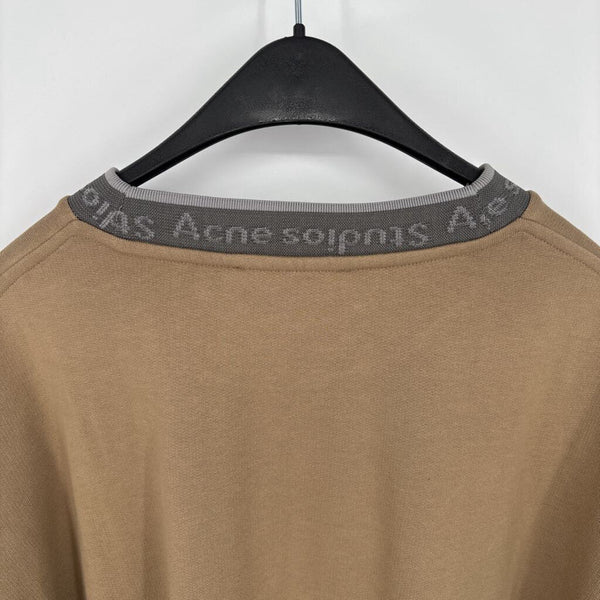 ACNE STUDIOS FACE COLLAR SWEATSHIRT