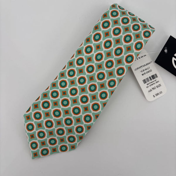 KITON NAPOLI DISCO 7 FOLD SILK TIE (RETAIL $395)