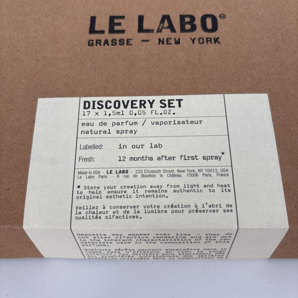 LE LABO GRASSE NEW YORK DISCOVERY SET