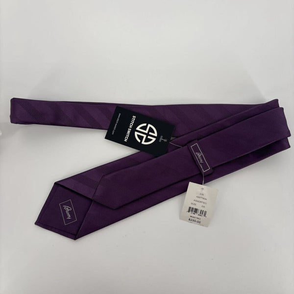 BRIONI SOLID STRIPED TIE