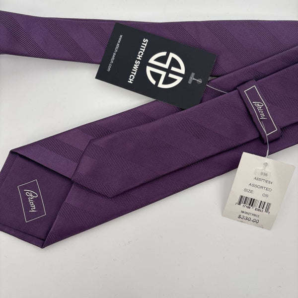 BRIONI SOLID STRIPED TIE