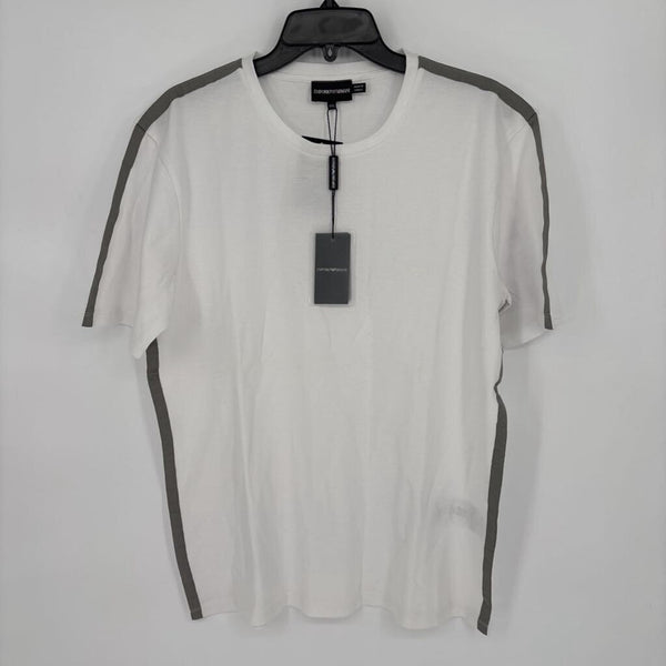 EMPORIO ARMANI EMBROIDERED LOGO T-SHIRT