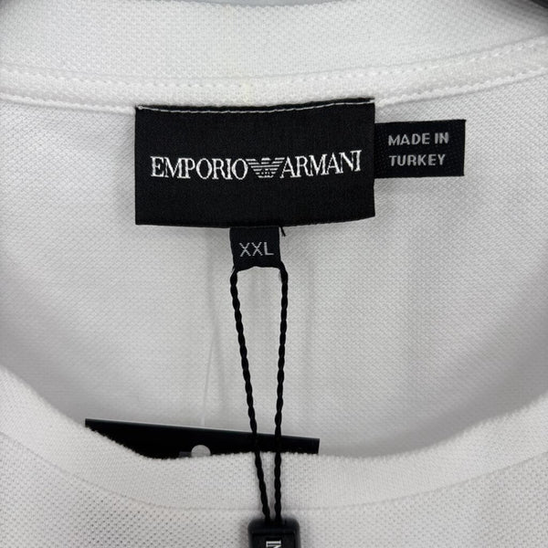 EMPORIO ARMANI EMBROIDERED LOGO T-SHIRT