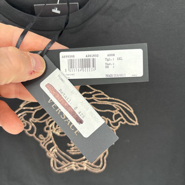 VERSACE RHINESTONE MEDIUSA T-SHIRT