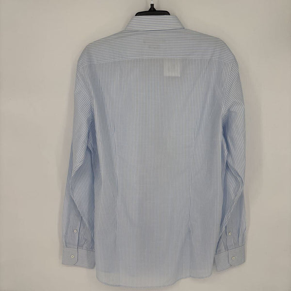 GUCCI CLASSIC CHAMBRAY STRIPE DRESS SHIRT