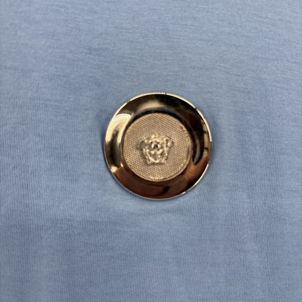 VERSACE SILVER MEDALLION T-SHIRT (RETAIL ($375)