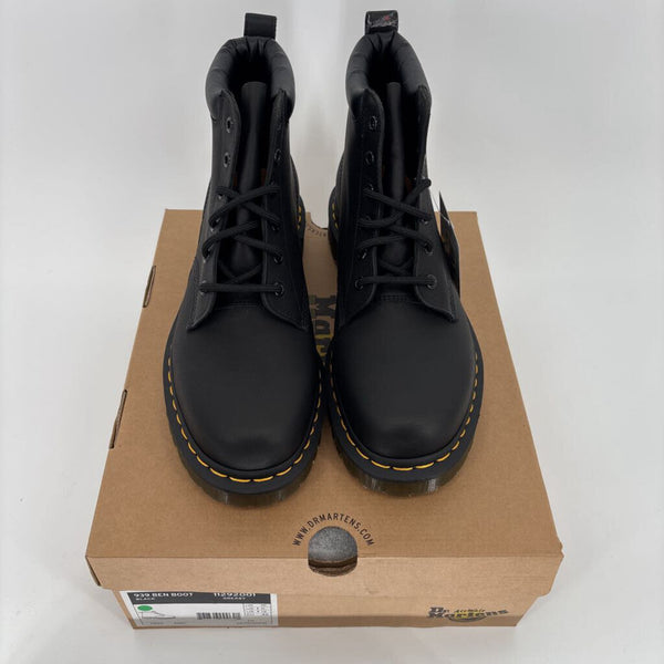 DR. MARTENS 939 BEN GREASY BLACK LEATHER BOOT