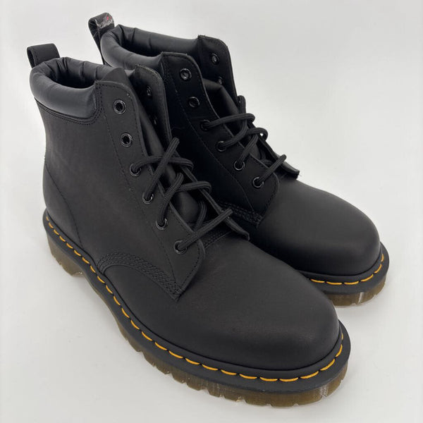 DR. MARTENS 939 BEN GREASY BLACK LEATHER BOOT