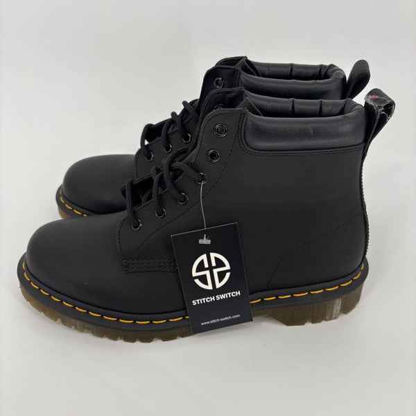DR. MARTENS 939 BEN GREASY BLACK LEATHER BOOT