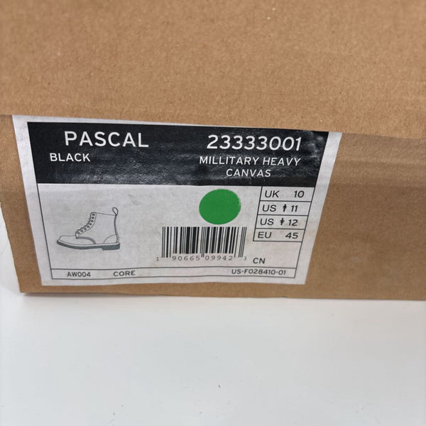 DR. MARTENS PASCAL MILITARY HEAVY CANVAS BOOTS