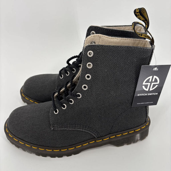 DR. MARTENS PASCAL MILITARY HEAVY CANVAS BOOTS