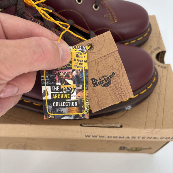 DR. MARTENS CHURCH MONKEY OXBLOOD VINTAGE SMOOTH BOOTS