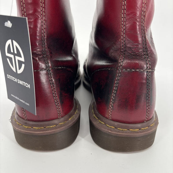 DR. MARTENS 1460 OXBLOOD BOOTS (MADE IN ENGLAND)