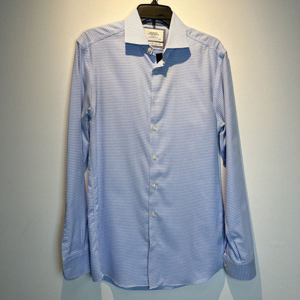 CHARLES TYRWHITT DRESS SHIRT BLUE - 15.5 36